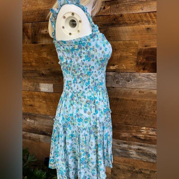 Aerie Flirty Shoulder Summer Mini Dress sz M - Picture 12 of 15